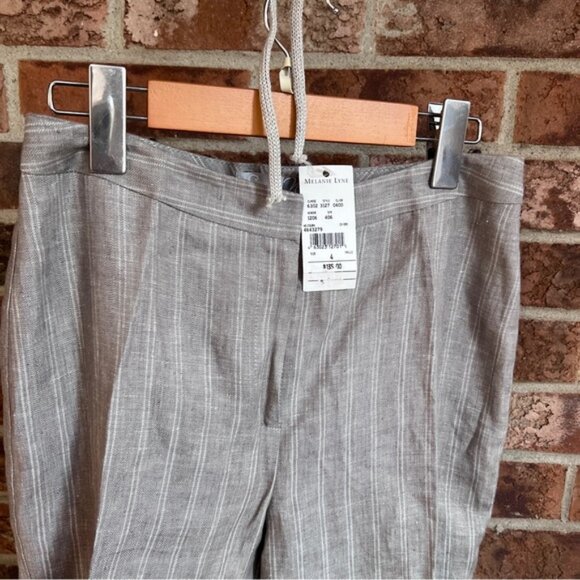 Linen  100 % New woman pants  trousers   brand new  Melanie Lyne - Picture 2 of 12
